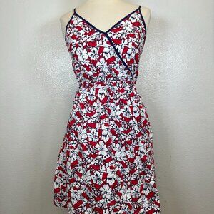 Vineyard Vines for Target Women's Hibiscus Whale Strappy V-Neck Dress Size S